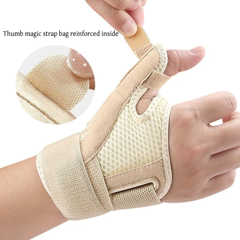 Arthritis-Daumenschiene, Handgelenkstütze, Handgelenkstütze, stabile, verstellbare Arthritis-Daumenschiene für Karpaltunnel, Sehnenentzündung, Schmerzlinderung Image