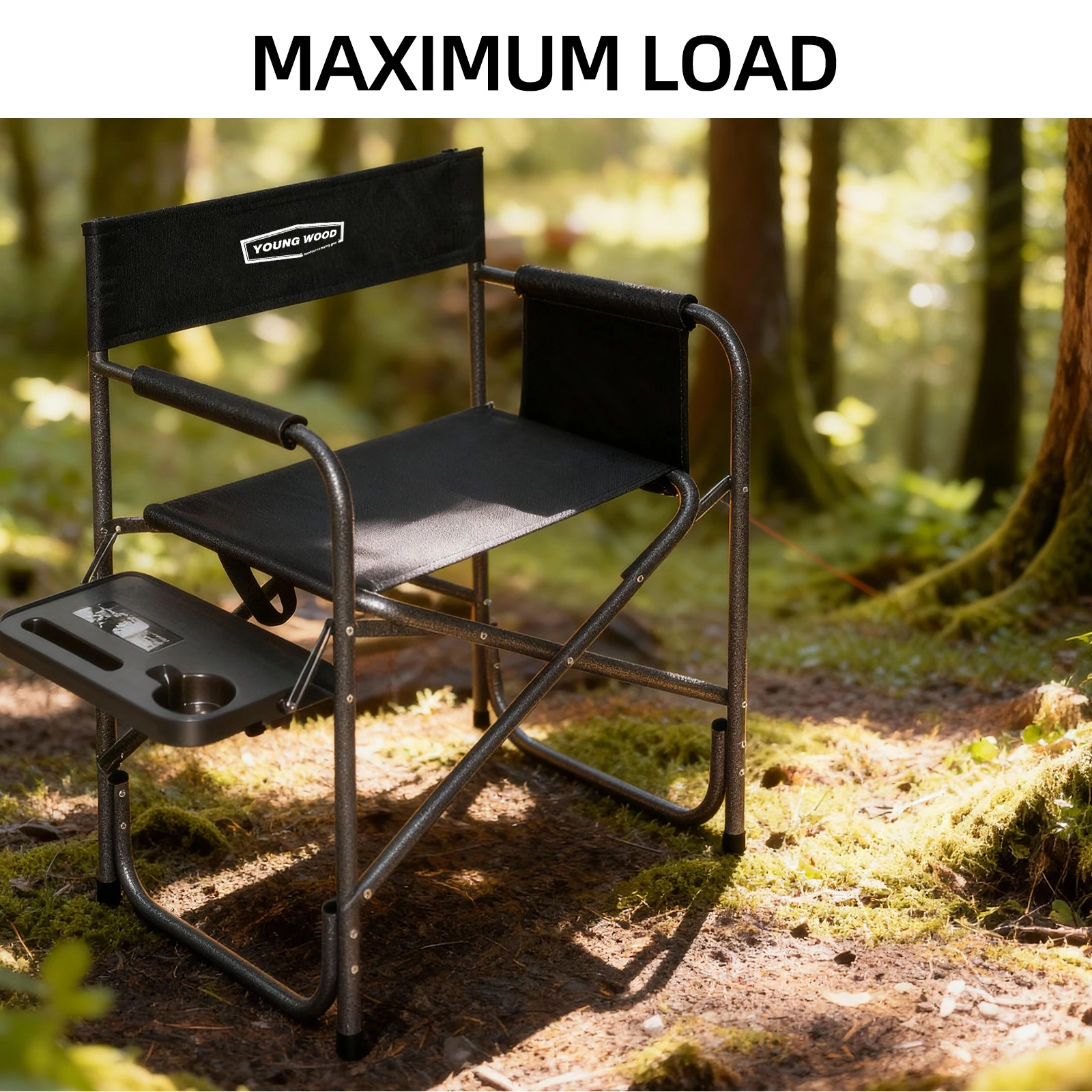 Klapphocker, tragbarer Outdoor-Stuhl, verstellbare Bank, Camping, Angeln, mehrere Szenen anwendbar