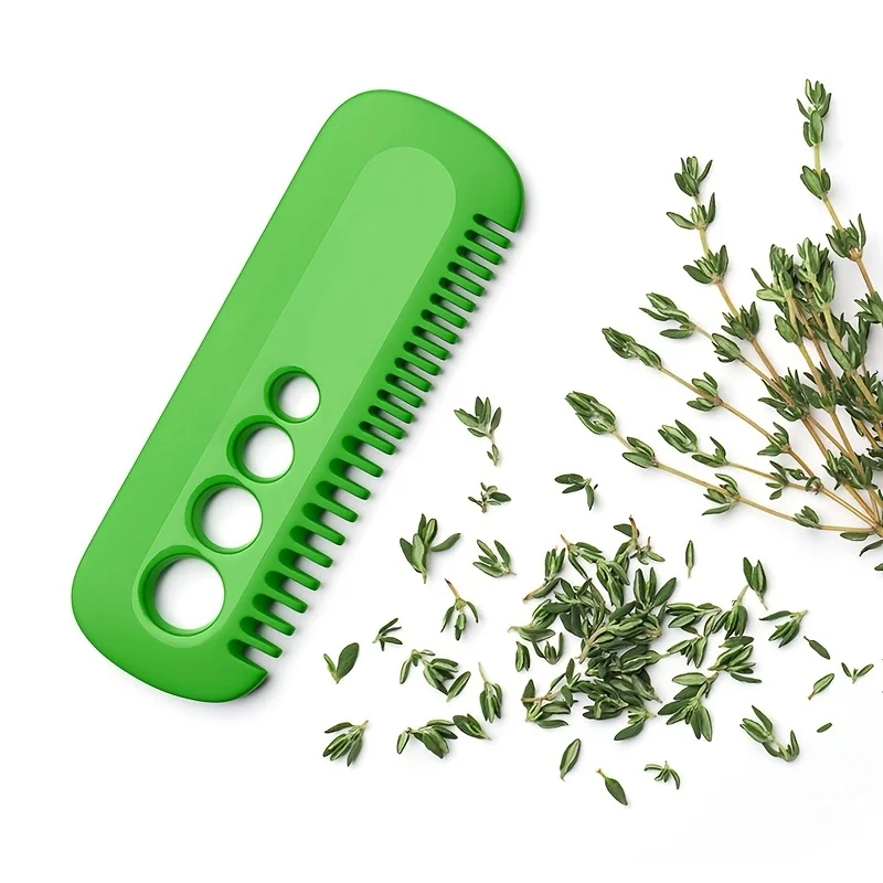 1Pc Vegetable Herb Remover Vegetable Leaf Comb Household Kitchen Multifunctional Gadgets Cooking Portable Kitchen Gadgets