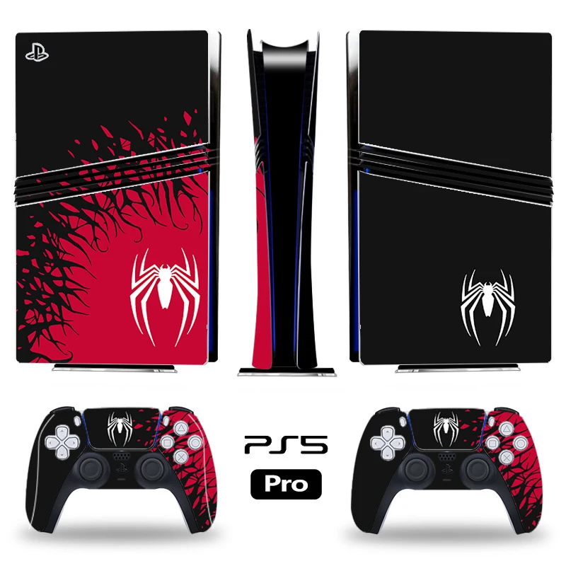 Superheld Skin Aufkleber Aufkleber Cover für Playstation 5 Pro Digital Console Controller Aufkleber PS5 Pro Digital Skin Aufkleber Vinyl Image