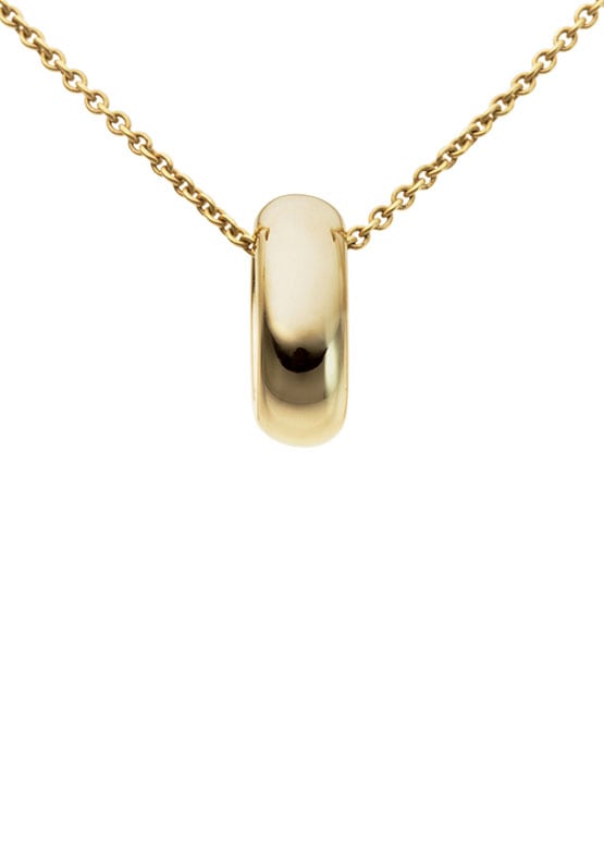 Kettenanhänger FIRETTI "Schmuck Geschenk Gold 333 Halsschmuck Anhänger für Halskette", gold (gelbgoldfarben), Schmuckanhänger, Damen, Gelbgold 333, 0,4 g Image