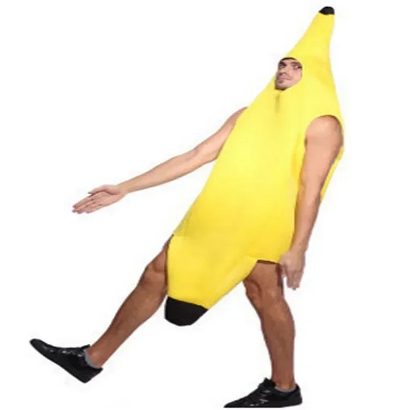 Karneval Kleidung Männer Cosplay Erwachsenen Kostüm lustige sexy Bananen Kostüm Neuheit Halloween Weihnachten Karneval Party Dekorationen Image