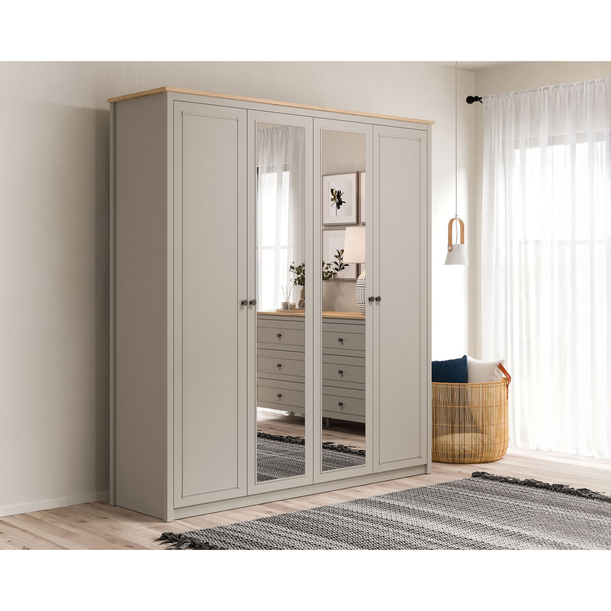 INFANSKIDS »Sento« Kleiderschrank III 4-türig