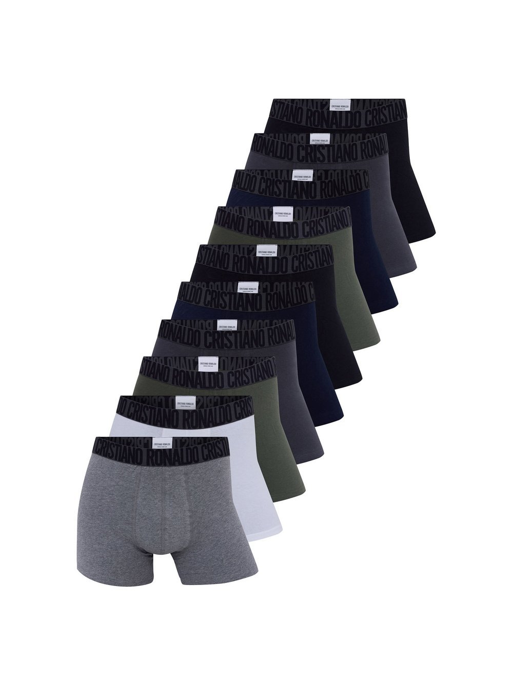 CR7 Boxershort 10er Pack Herren mehrfarbig, XL Image