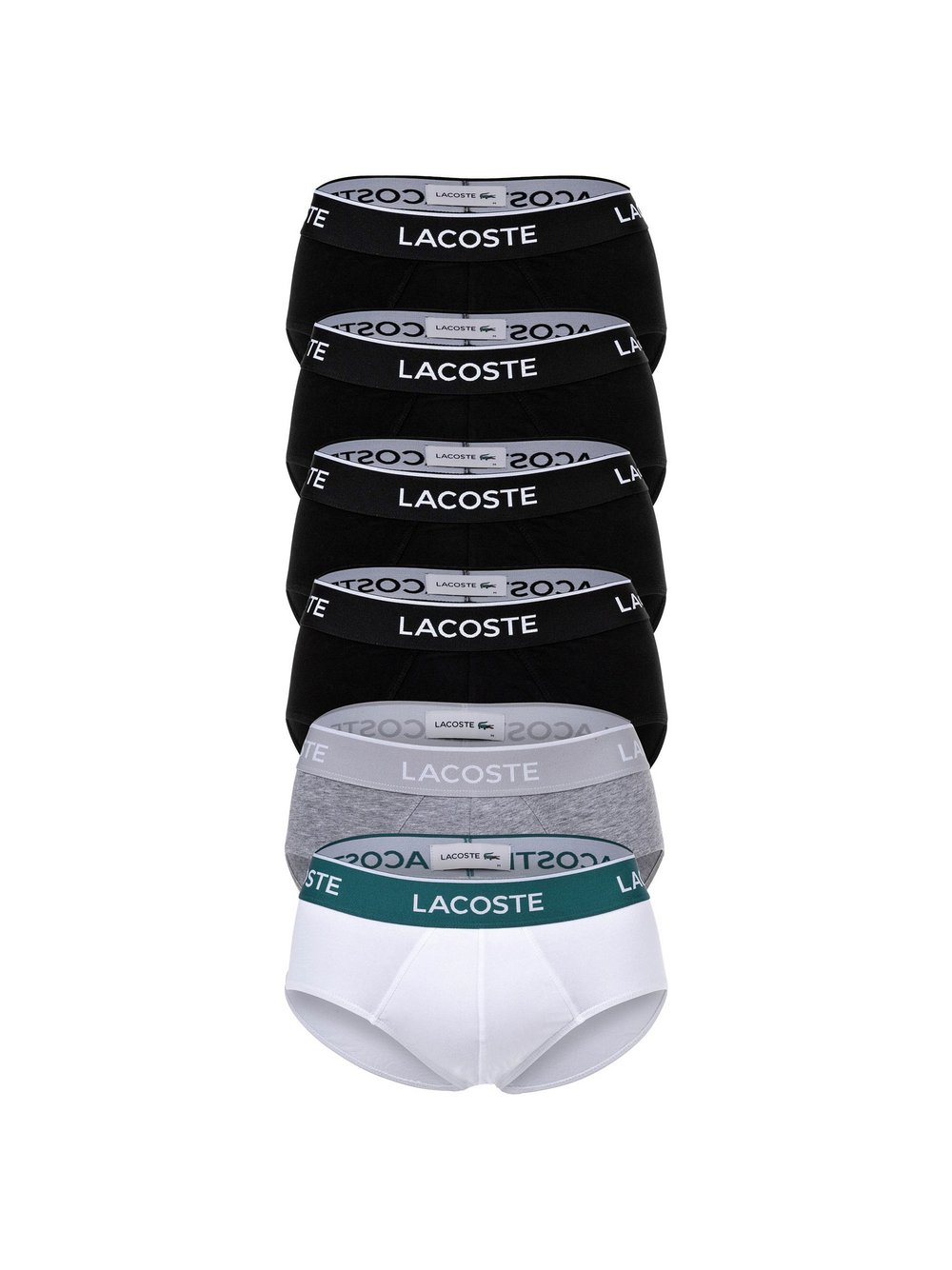 Lacoste Slip 6er Pack Herren mehrfarbig, L Image