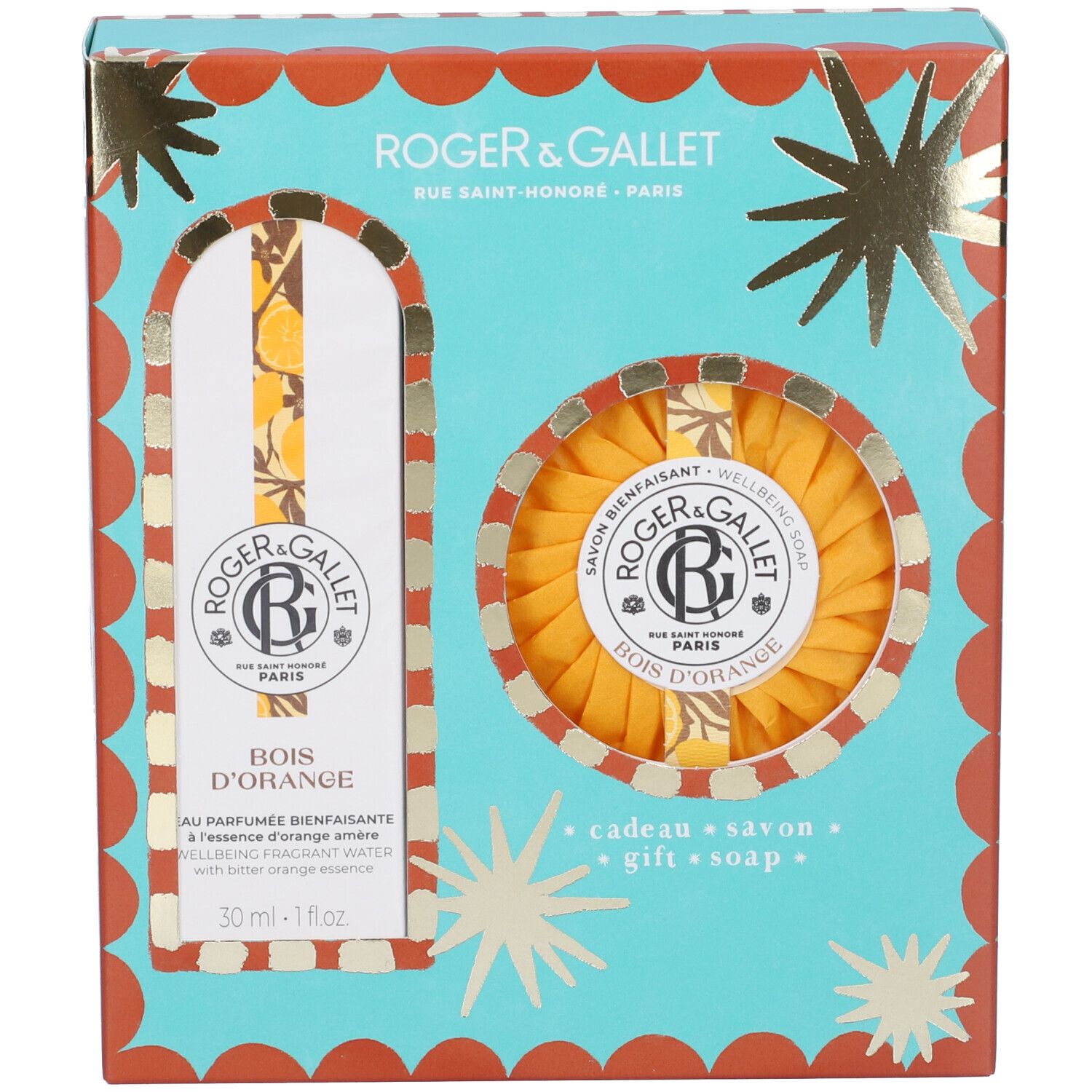 Roger&Gallet Set Natale Bois D'Orange Eau De Parfum + Saponetta 1 pz