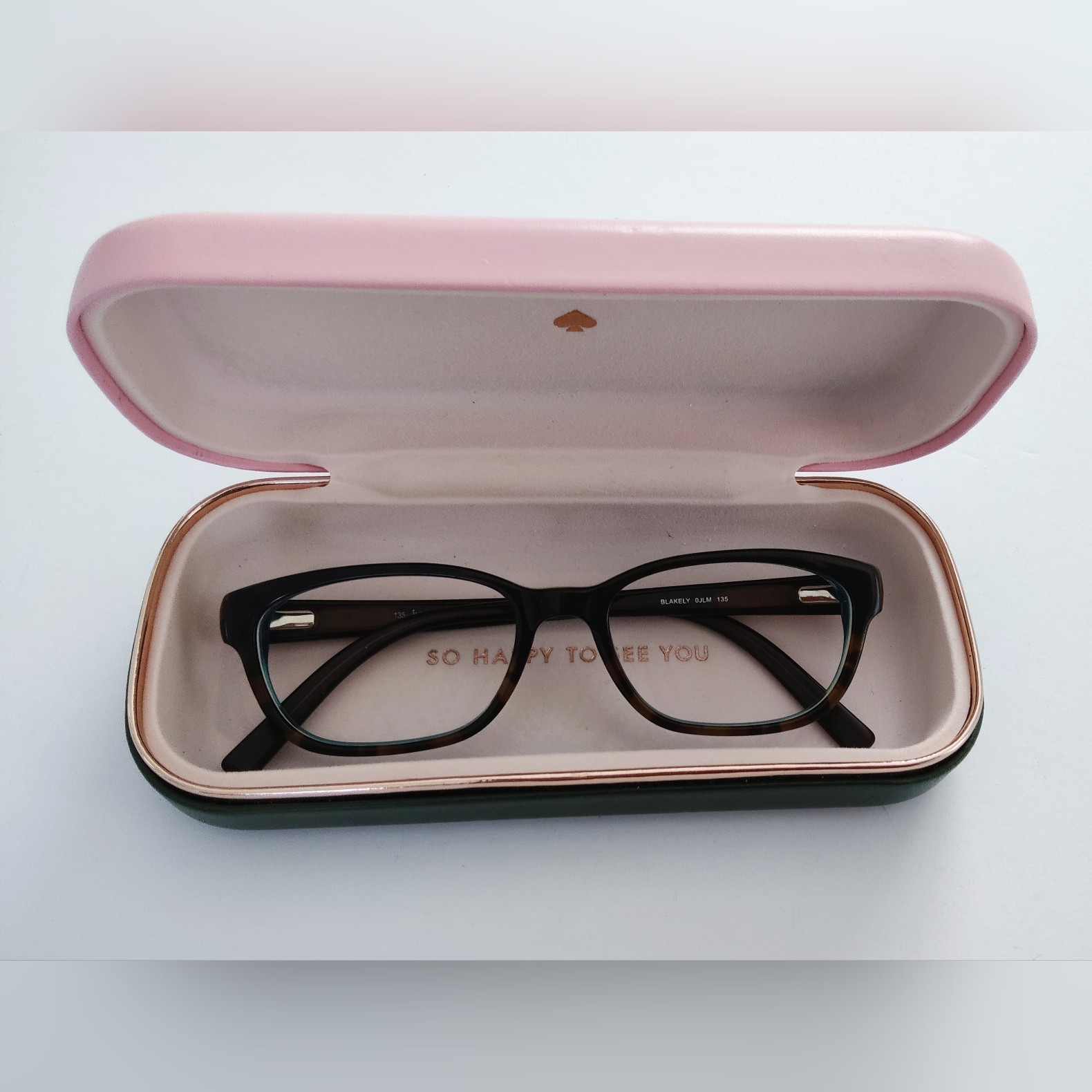 Kate Spade Accessories | Kate Spade Eyeglasses Frame With Pink Case. Pre-Owned. | Color: Green/Pink | Size: Os