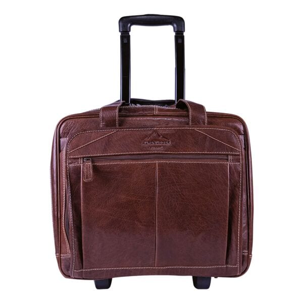 Alpenleder Aktentrolley DENVER Brandy, 43x37x21 cm Image