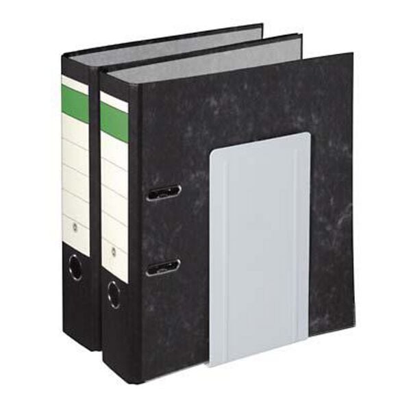 MAUL Buchstütze 2 Stück Grau, 12x24x14 cm Image