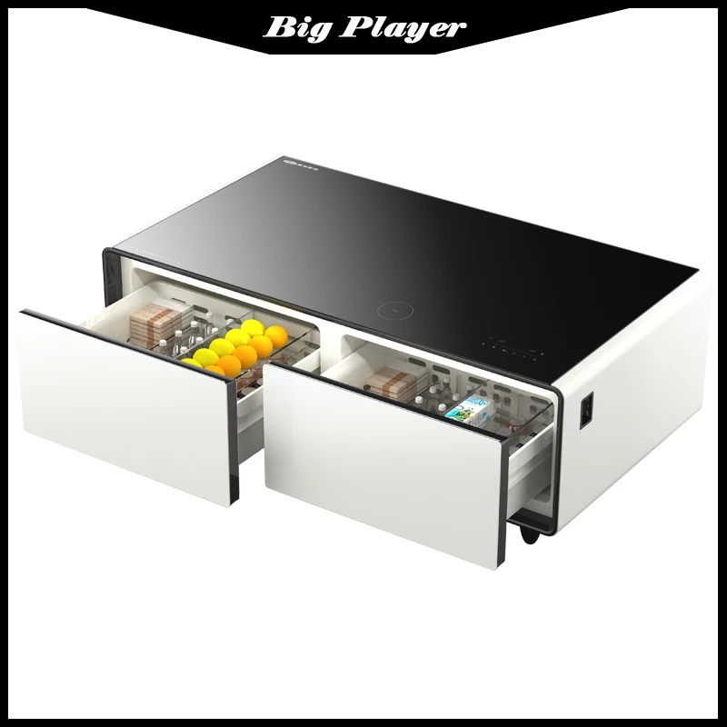 Wohnzimmermöbel für den Haushalt, intelligenter Kühlschrank, Couchtisch, umwandelbarer Couchtisch, Kühlschrank, modern Image