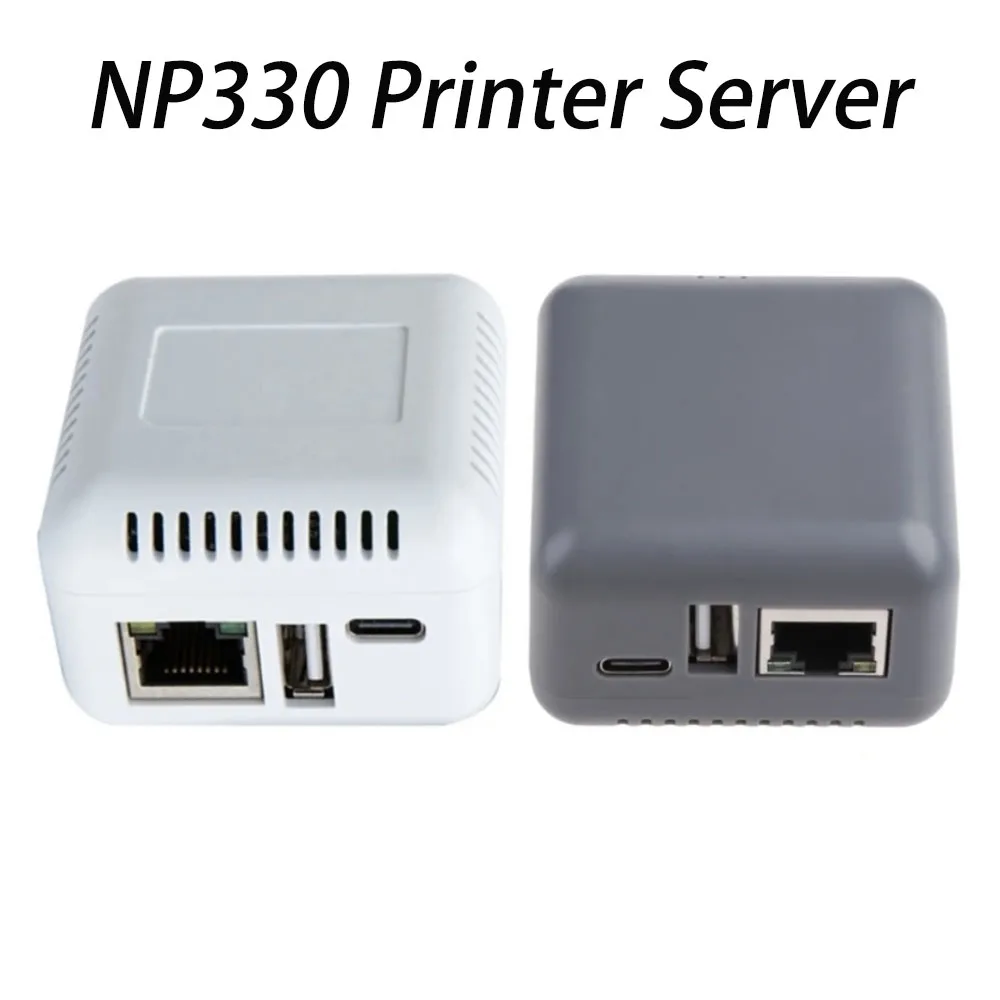 Np330 Mini drucker Server USB 2,0 Net-Work RJ45-Verbindung Einfaches Drucken (Netzwerk-/WLAN-Version) für Android-Telefone Computer Image