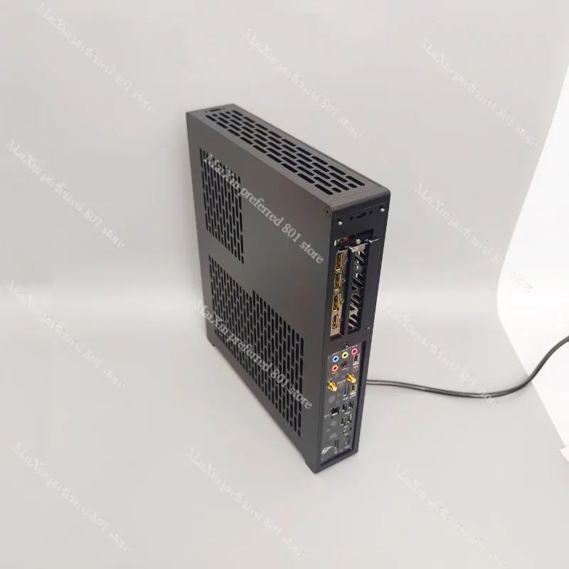 Die neue Version des S35-Chassis-4-Liter-tragbaren Mini-ITX-geflichtenen kleinen Hosts, unterstützt Dual-Lüfter-Grafikkarten Image