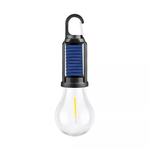 luci solari per tende, luci per tende da campeggio con LED, lanterna da campeggio ricaricabile tramite USB, lanterne da campeggio con gancio a clip, lampadine da appendere all'esterno per campeggio,