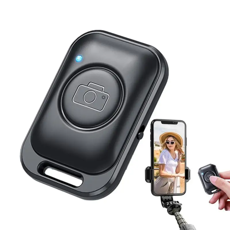 Bluetooth téléphone caméra à distance Mini Smartphone Selfie Clicker obturateur contrôleur sans fil photo bouton télécommande universelle