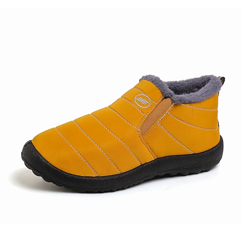 schwarze Herren-Winterstiefel zum Hineinschlüpfen mit Fleecefutter – warmes und gemütliches Schuhwerk für kaltes Wetter und Outdoor-Aktivitäten Image