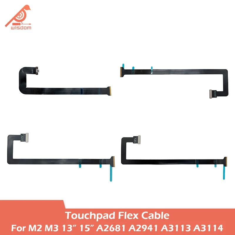 Laptop A2681 A2941 A3113 A3114 Trackpad Touchpad Flex Cable For Macbook Air M2 M3 13 15 Touch Pad Flex Replacement 2022-2024