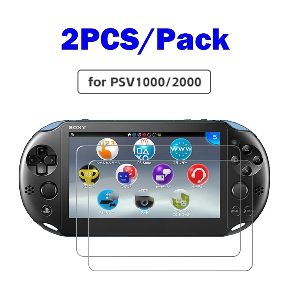 2PCS Premium Gehärtetem Glas Für Sony PSV 2000 1000 PS Vita 2000 PS Vita1000 Screen Protector Schutz Film spiel Zubehör Image