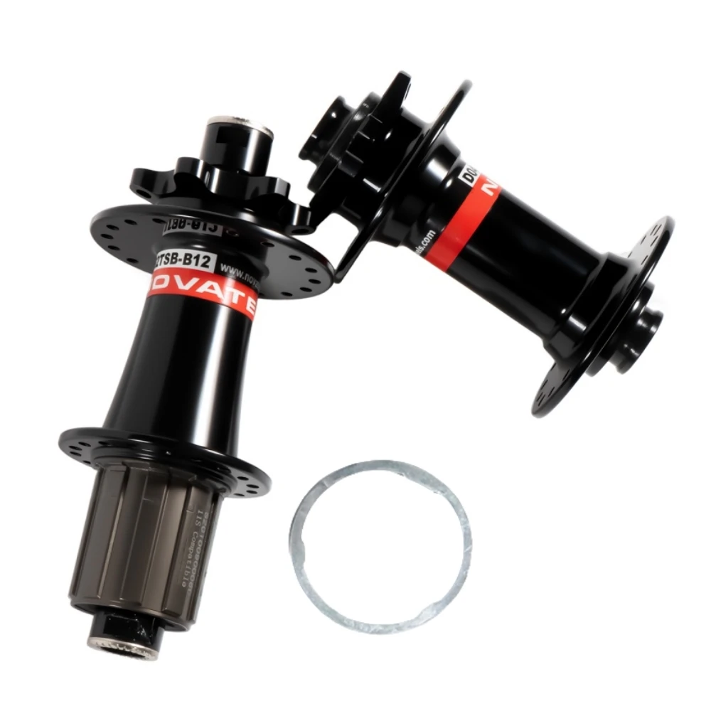 Novatec MTB-Fahrradnaben-Set, vorne 15 x 110 mm und hinten 12 x 148 mm Boost 32H/36H, abgedichtete Lager für Mountainbike Downhill eBike Image