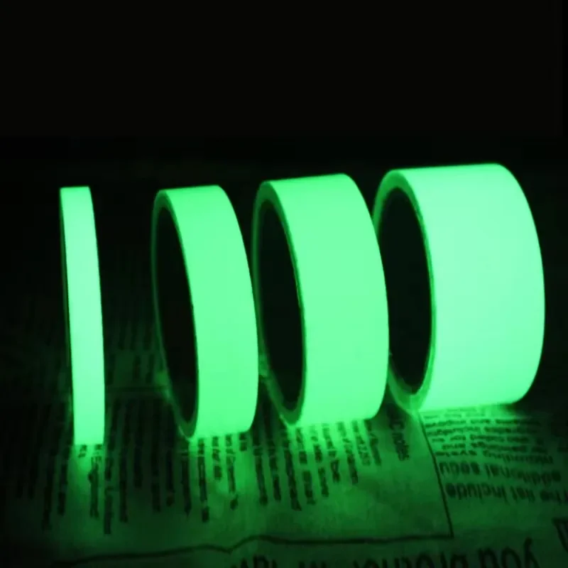 3M selbstklebendes Leuchtband, Nachtsicht-Glühsaufkleber, DIY-Heimdekoration, Warnung, fluoreszierende Sicherheitsbänder für Party Image