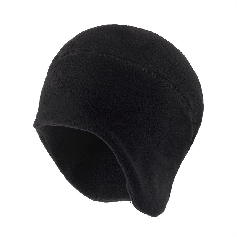 Men's Ear Flap Hat Beanie / Slouchy Winter Hats Black Wine Polyester Fleece Lined Fashion Casual Sports Outdoor Daily Plain Warm