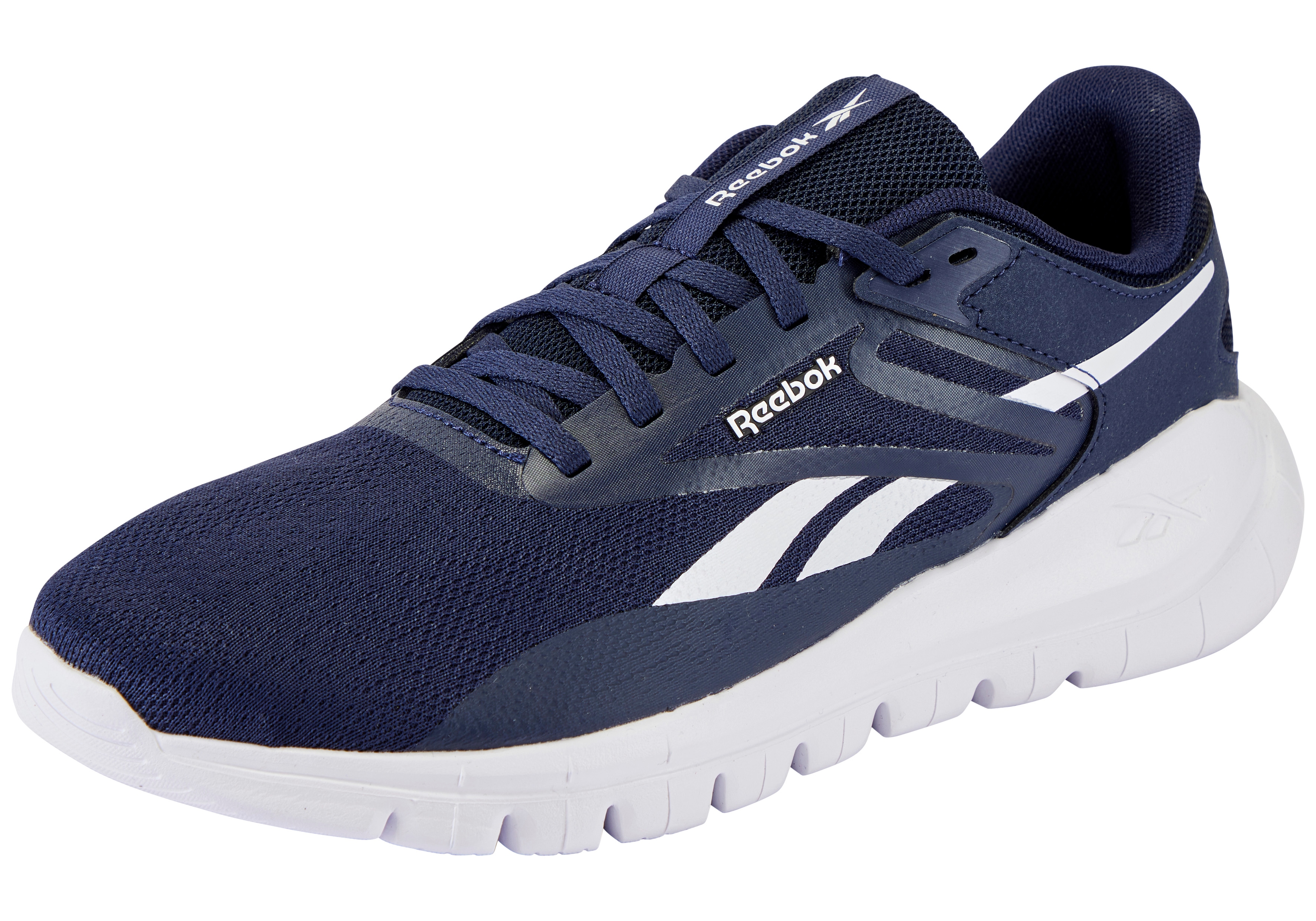 Trainingsschuh REEBOK "SPLIT FLEX", Herren, Gr. 48,5, vector navy, ftwr weiß, schwarz, Synthetik, Textil, Schuhe