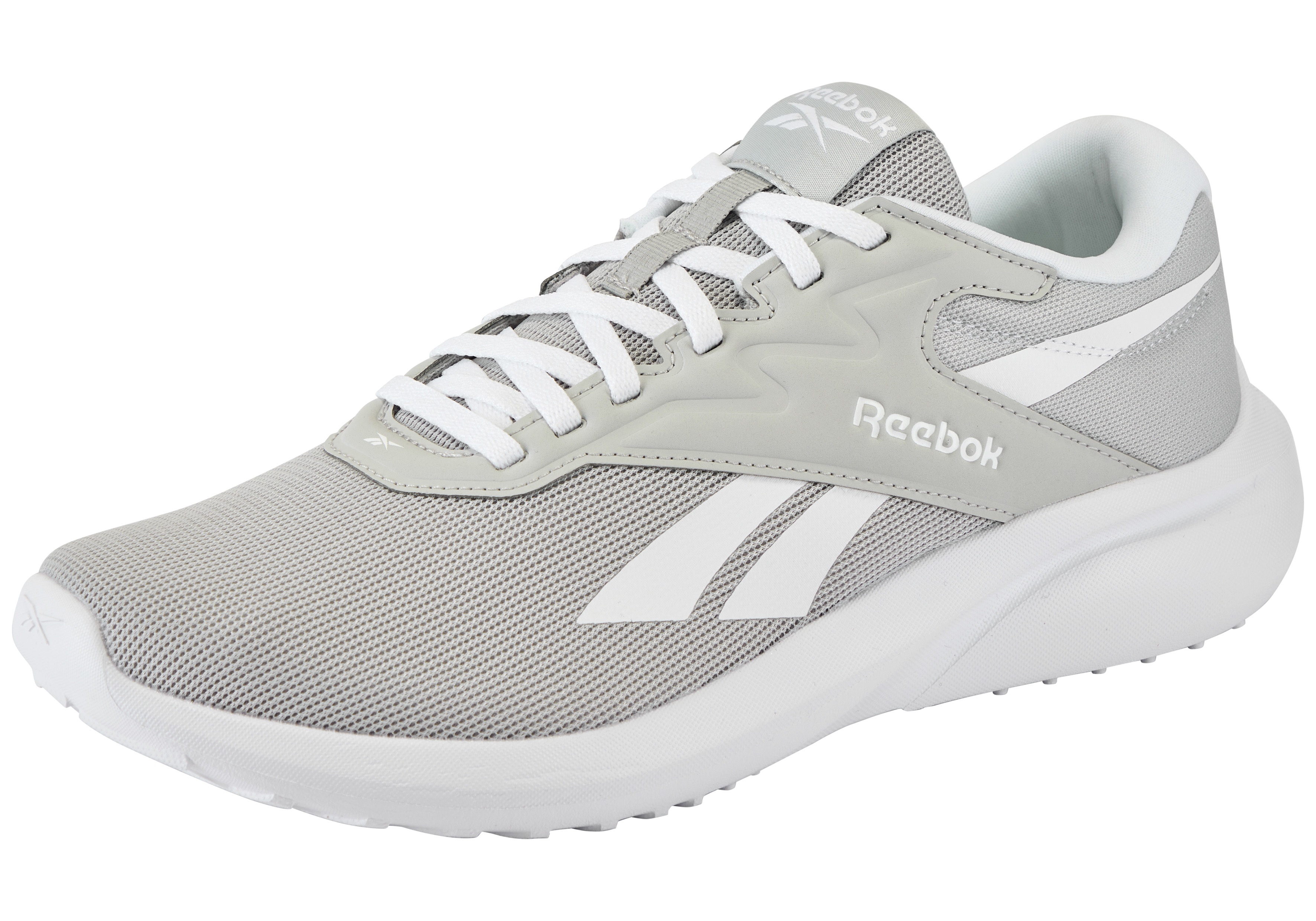 Laufschuh REEBOK "REEBOK LITE 5", Herren, Gr. 45, grau1, weiß, Synthetik, Textil, Schuhe Laufschuh