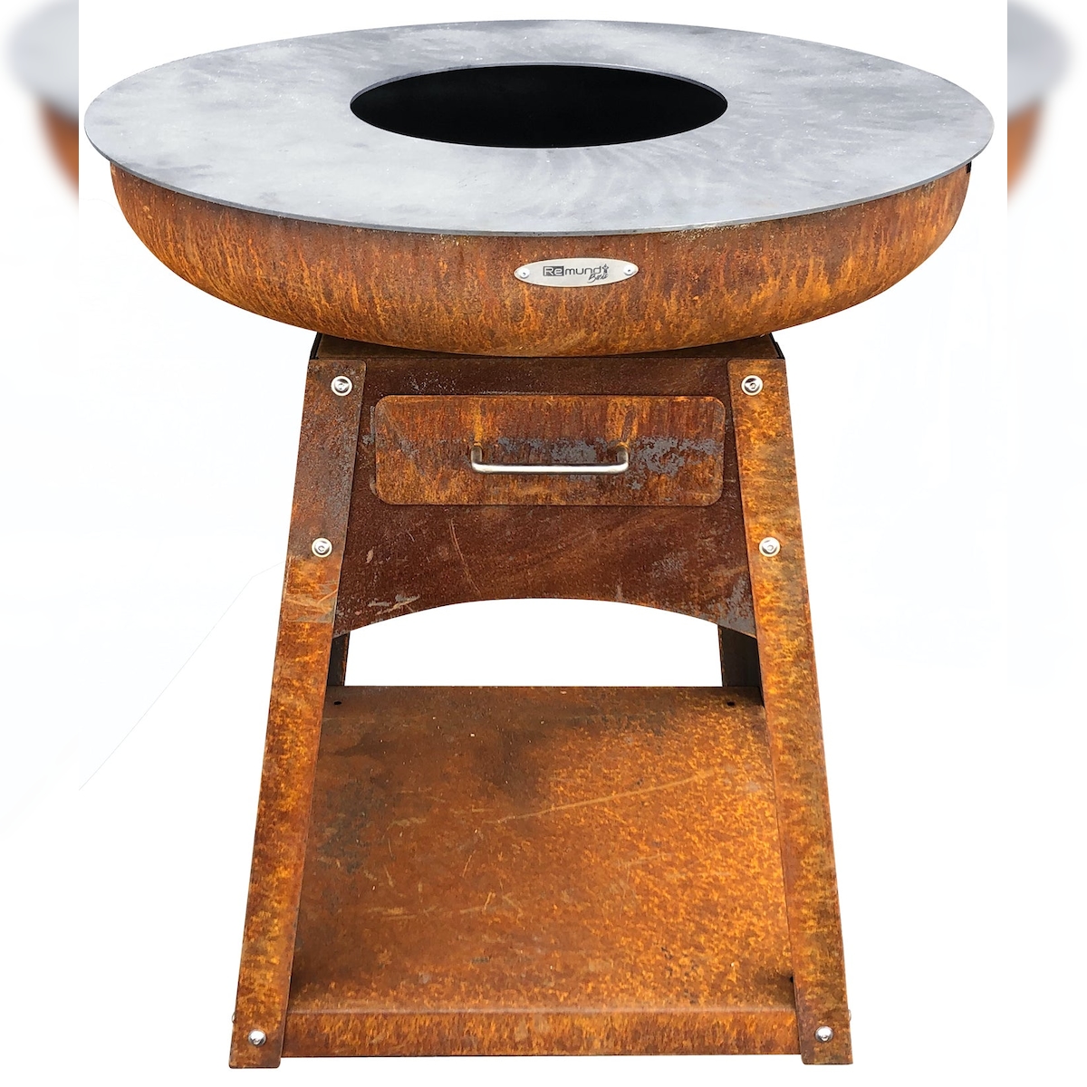 Remundi Zelos - L - rusty - Feuerstelle - Plancha Grill Image