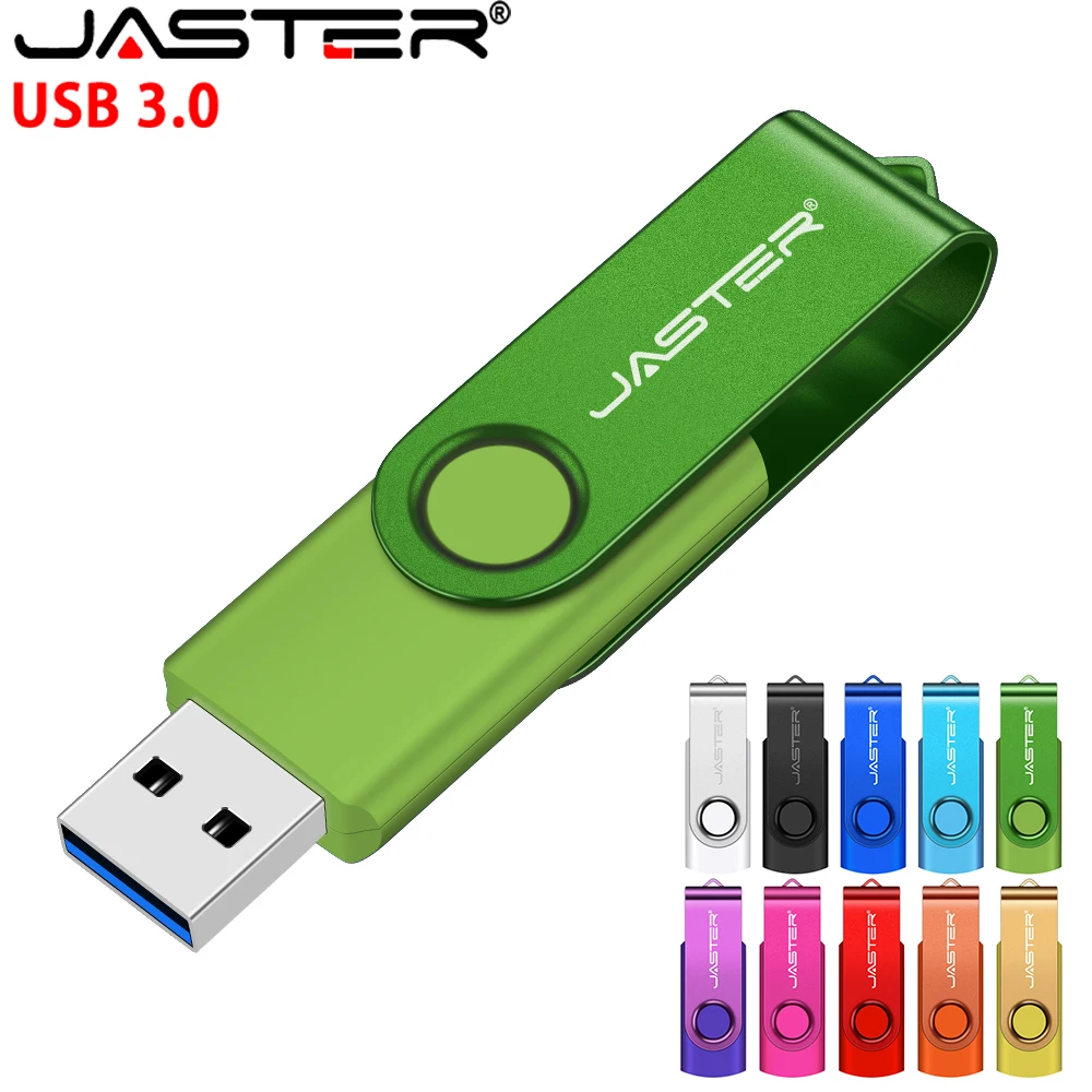 JASTER USB3.0-Geschenk-Speicherstick mit großer Kapazität, 128 GB, Hochgeschwindigkeits-USB 3.0-Flash-Laufwerk, 64 GB, praktischer Pen-Laufwerk, 32 G U-Disk Image