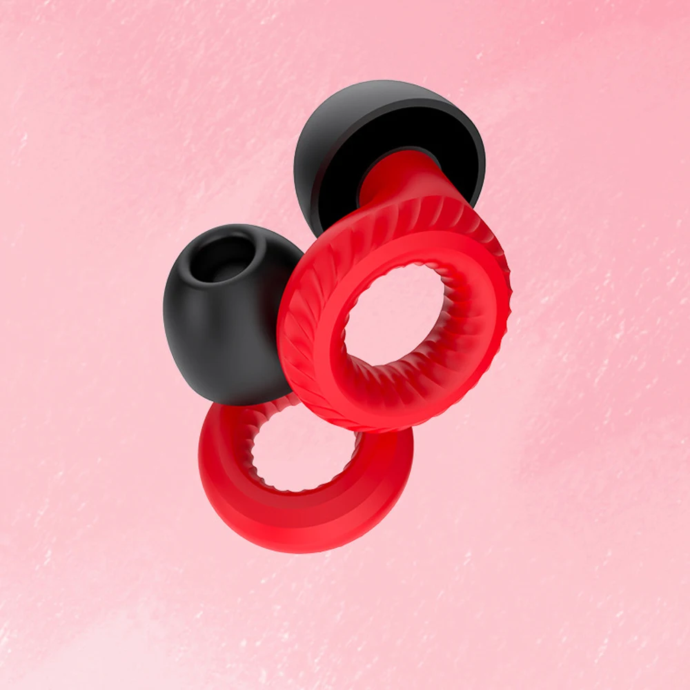 Silikon-Ohrstöpsel, schalldichte und schallreduzierende industrielle Ohrstöpsel zum Schlafen, Schwimmen von Schülern, Anti-Wasser-Ohrstöpsel Image