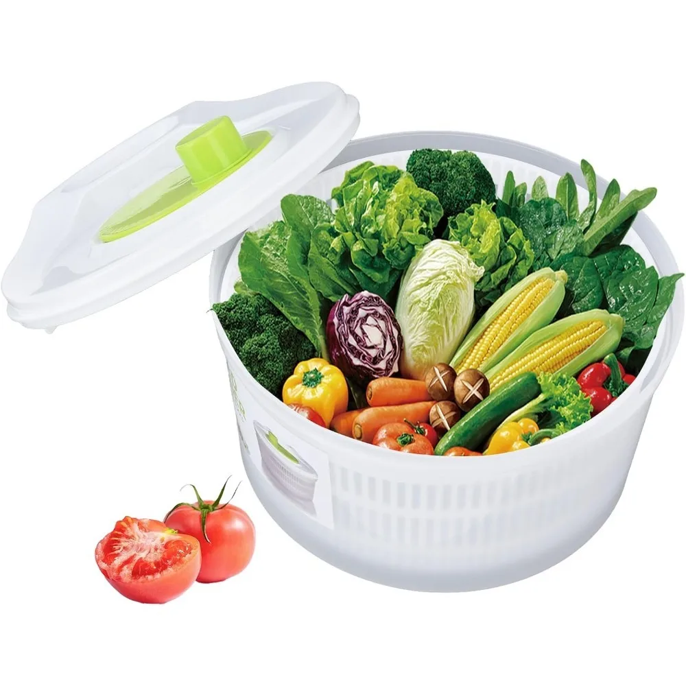 Kitchen Salad Bowl Dehydrator Vegetable Drainer Lettuce Washing Machine Dryer for Washing Fruits and Vegetables Kitchen Gadgets