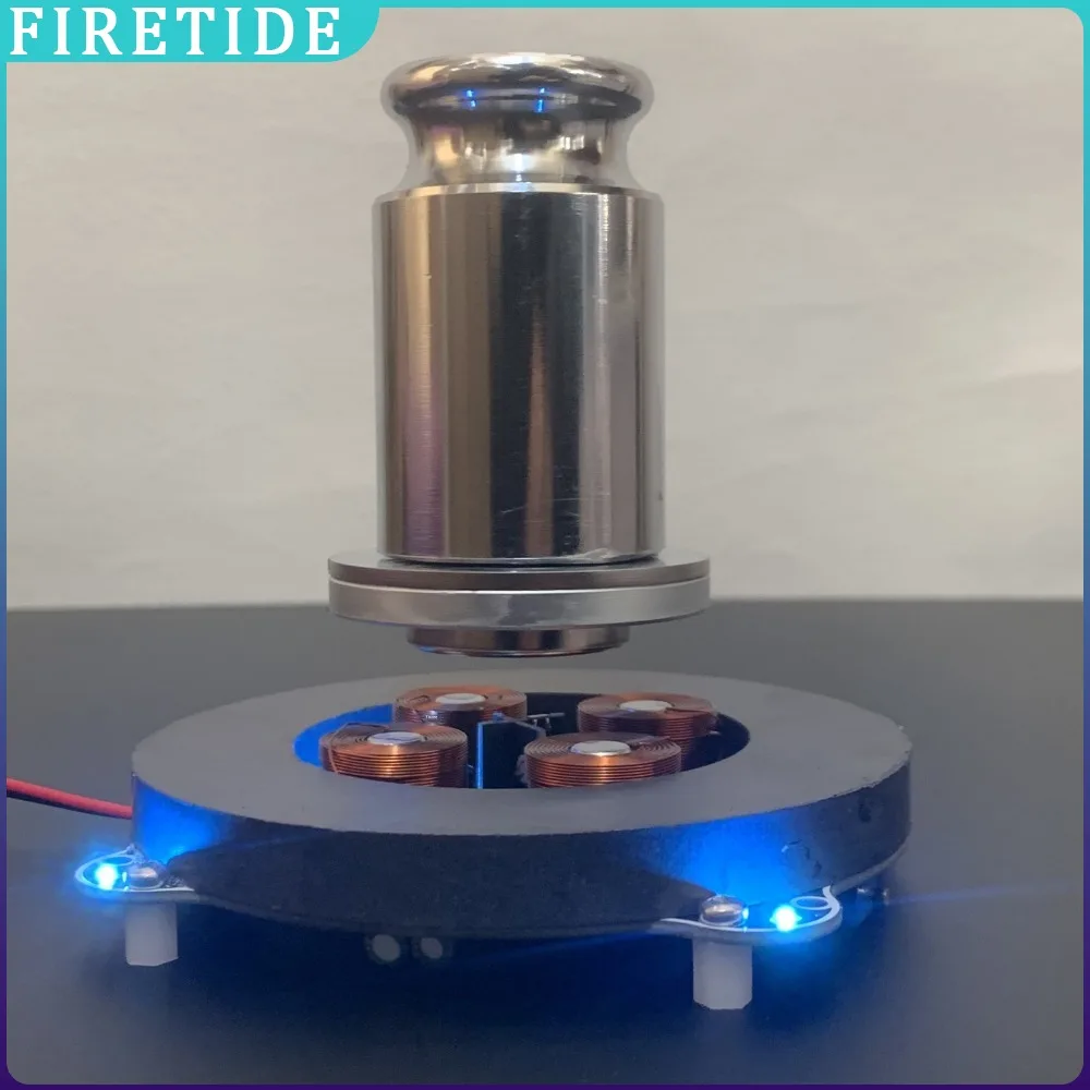 Magnetische Levitation Modul Mit Power DIY Core Kit Mit 4LED Lampe Max Tragende 500G Plattform Für Magnetische Levitation maschine Image