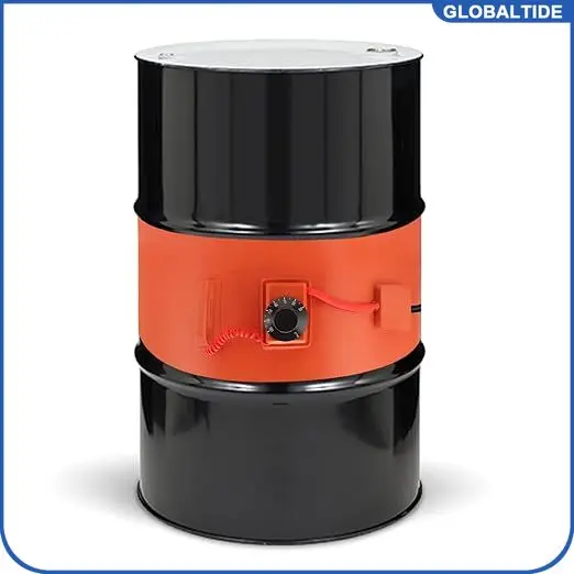 Kundenspezifische elektrische Ölfass-Silikon-Heizgürtel, Silikonband, Trommelheizung, Silikon-Gummi-Heizung, Öl, Gastank, Metallfassheizung Image