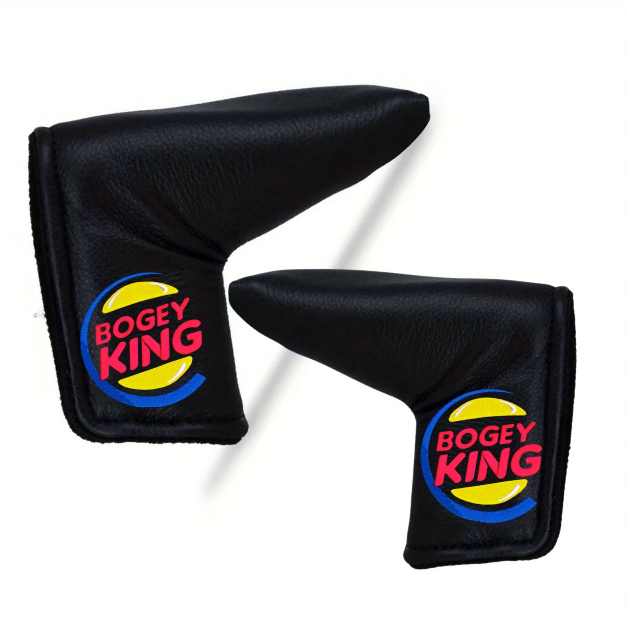 Bogey King Golf Putter Covers Mallet Putter Cover or Blade Putter Headcover Cute Putter Head Cover for Men golf club cover
