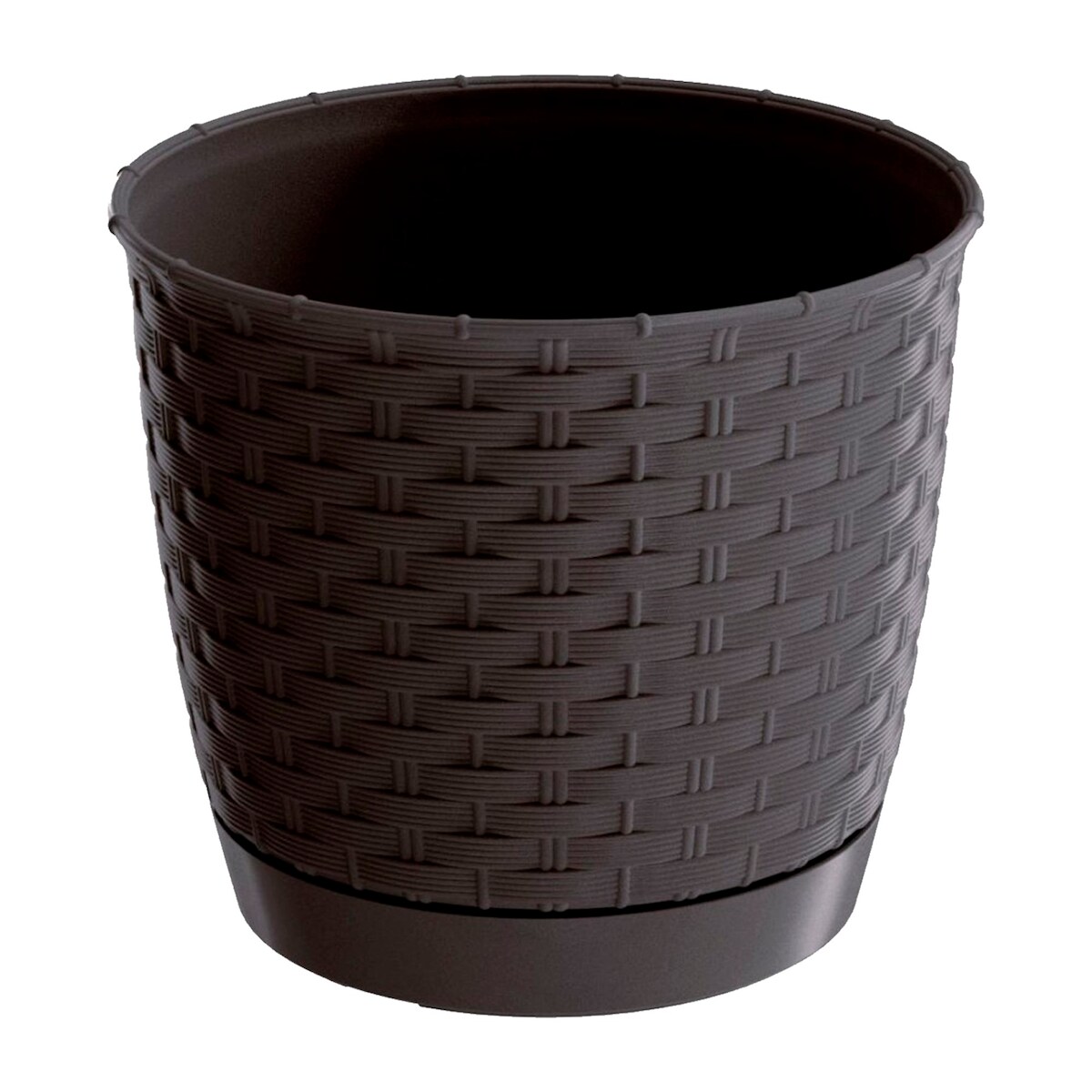 Prosperplast - RATOLLA ROUND 2,8L Blumentopf - 19x19x16,5cm in dunkler Ockerfarbe Image