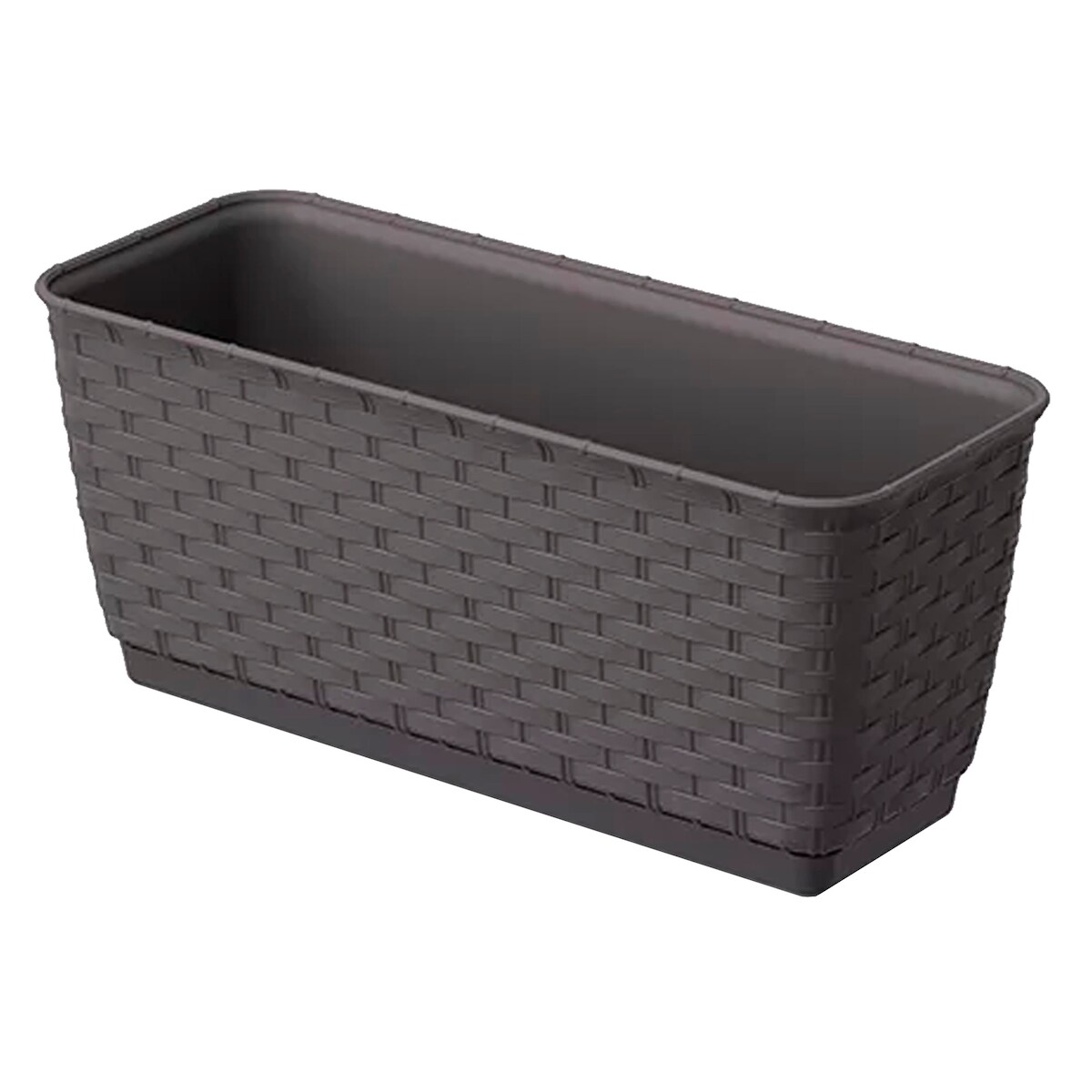 Prosperplast - RATOLLA P 3L Blumentopf – 29,3 x 11,9 x 12,6 cm in dunkler Ockerfarbe Image