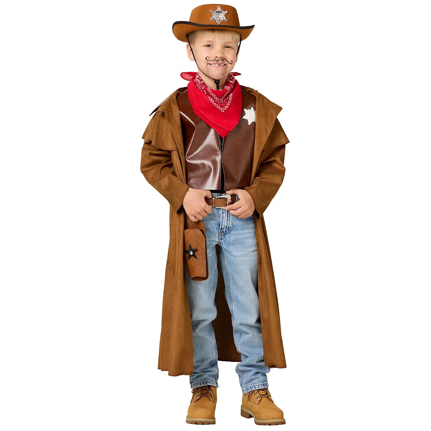 Kinder-Kostüm Wild West, braun
