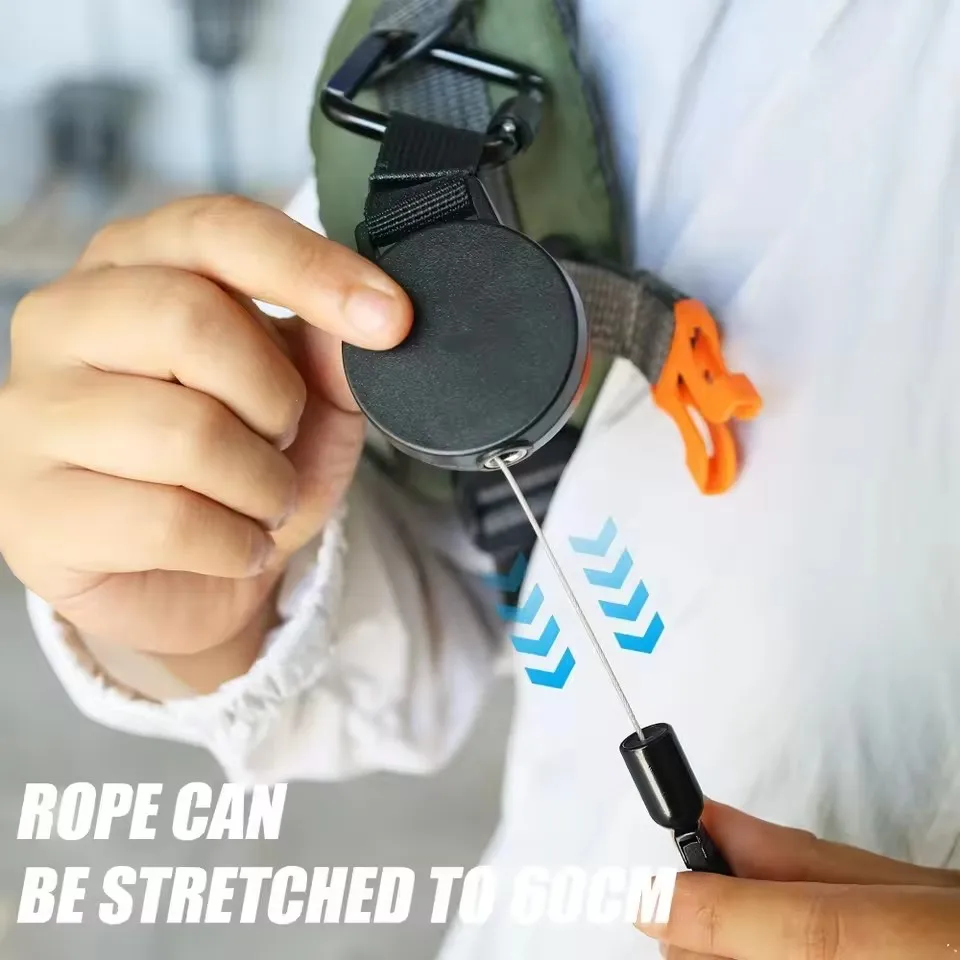 Support de téléphone antivol rétractable, lanière de sécurité pour Smartphone avec mousqueton, harnais Anti-chute pour randonnée, cyclisme, escalade
