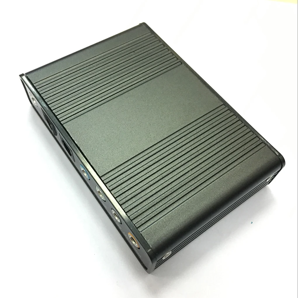 Audiokartenadapter Externe Hochgeschwindigkeitswandler Schwarzer Anschluss Tablet Image