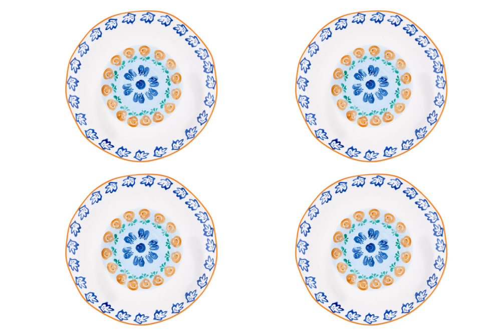 Assiette Ø27cm - 4 pièces - Agrume