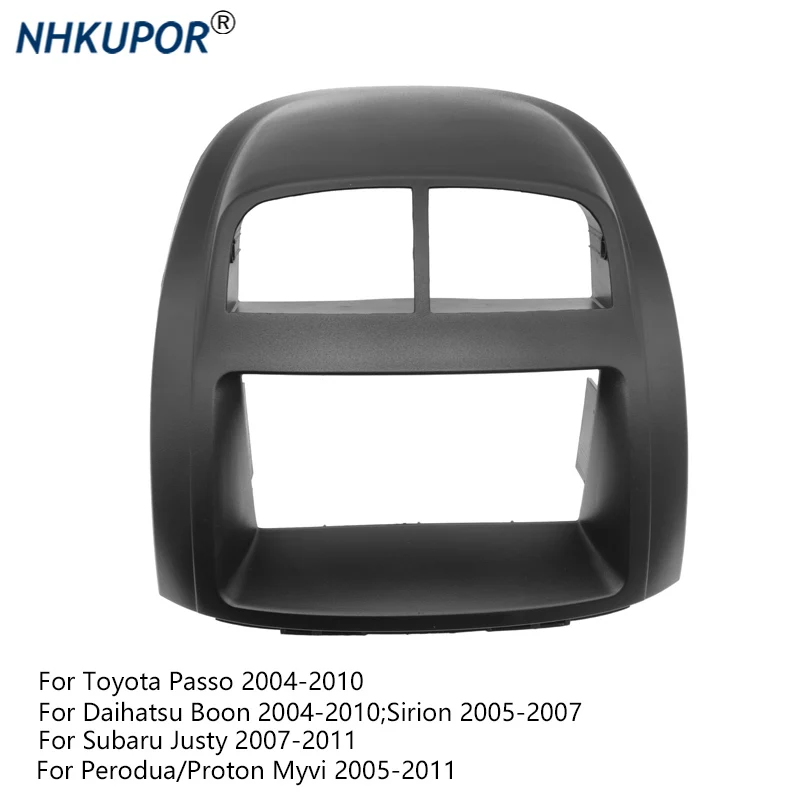 7 "2 din Autoradio Blende für Toyota Passo Daihatsu Boon Sirion Subaru Justy Perodua Myvi Dash Panel Rahmen verkleidung Installation skit Image