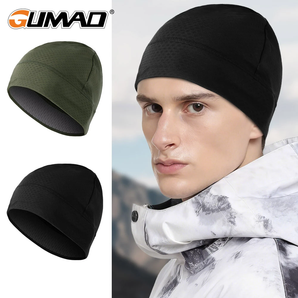 Winter-Thermütze, Ski, winddicht, weich, Skullies-Hüte, wärmer, Outdoor-Sport, Snowboard, Radfahren, Laufen, Camping, Wandern, lässige Mützen Image