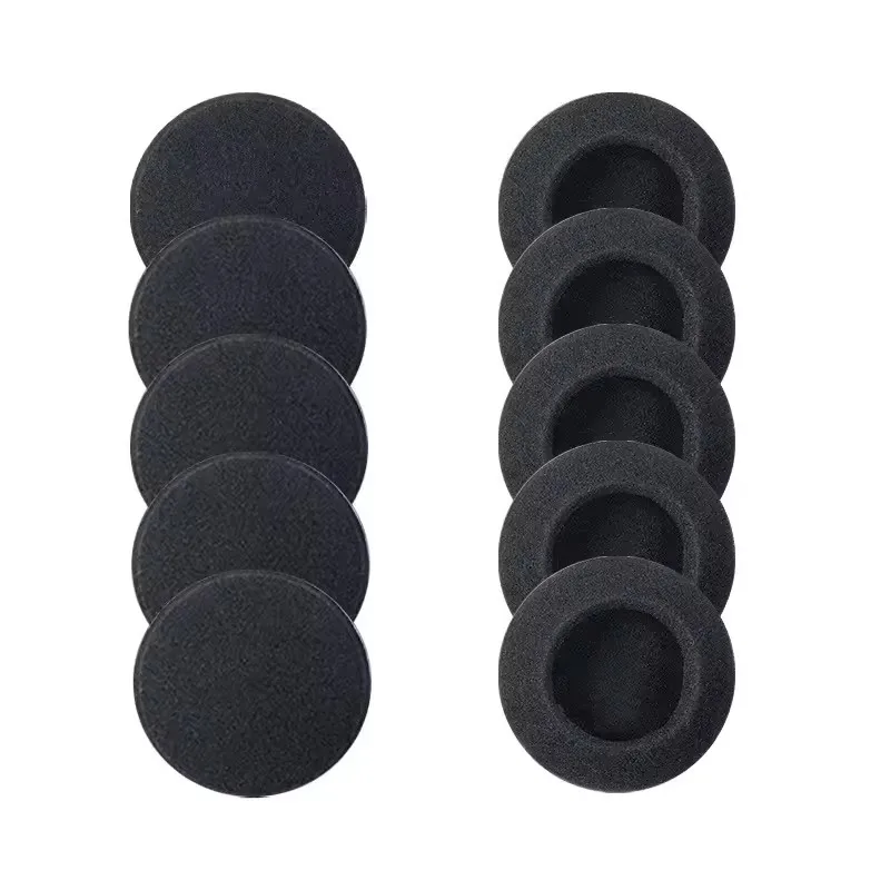 10 Stück 18 mm 35 mm 45 mm 50 mm 55 mm 60 mm Kopfhörer Ersatz Memory Foam Ohrpolster Schwamm Kissenbezüge Kopfhörer Schutzhülle Image