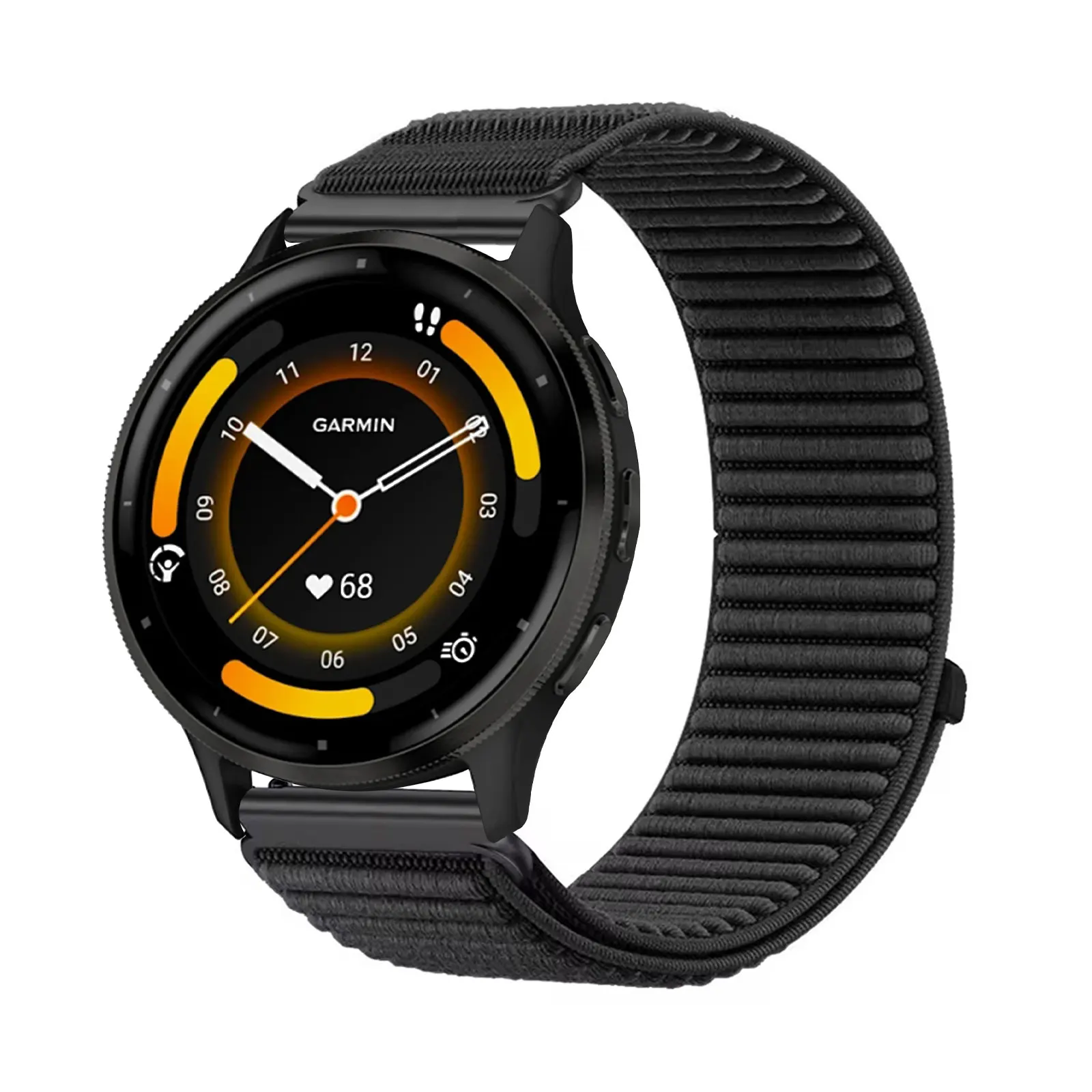 Nylonbänder für Garmin Venu 3 45 mm Band, elastisches weiches Nylonband mit Klettverschluss Image