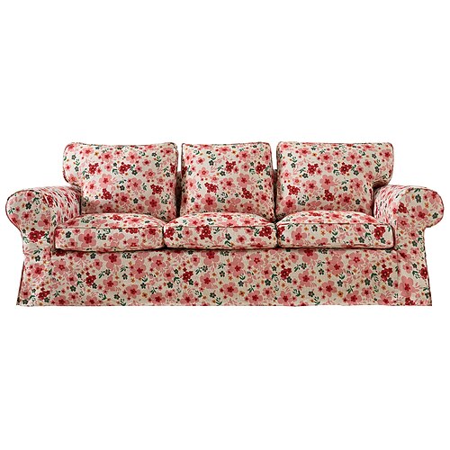 Sofahusse Blumen Gesteppt Polyester Überzüge Image