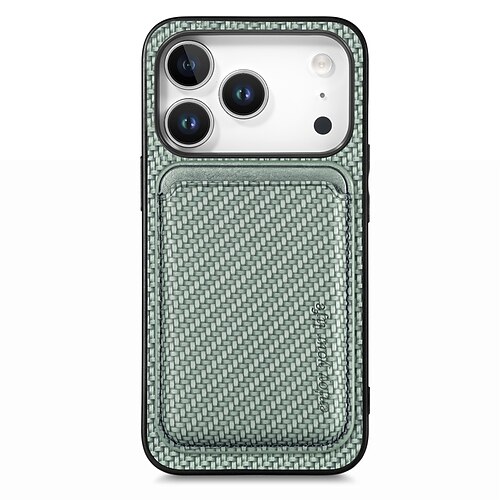 Handy Hülle Handyhüllen Für iPhone 17 Pro Max 17 Air Rückseite Abnehmbar Magnetisch Kartenfach Retro TPU Nylon Image
