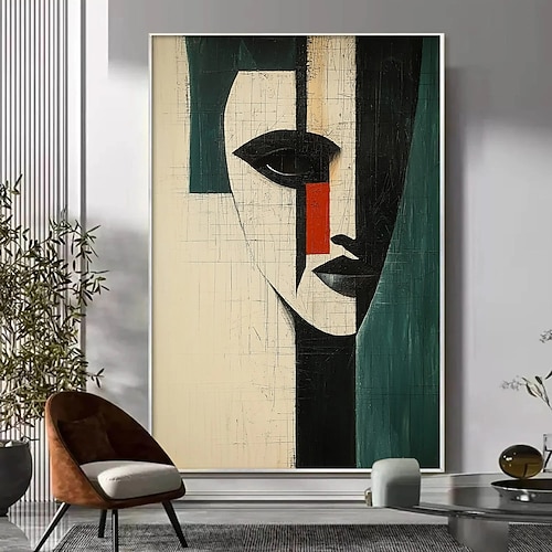 Handgefertigt Ölgemälde Handgemalte Horizontal Abstrakt Landschaft Modern Ohne Innenrahmen (ohne Rahmen) Image