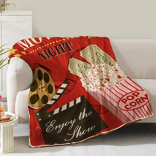 Fleecedecken Überwurfdecke für die Couch Geschenk Film Vintage Klassisch 3D Sofa Bett Dekorative Decke Warme Decke Wohndeko Image