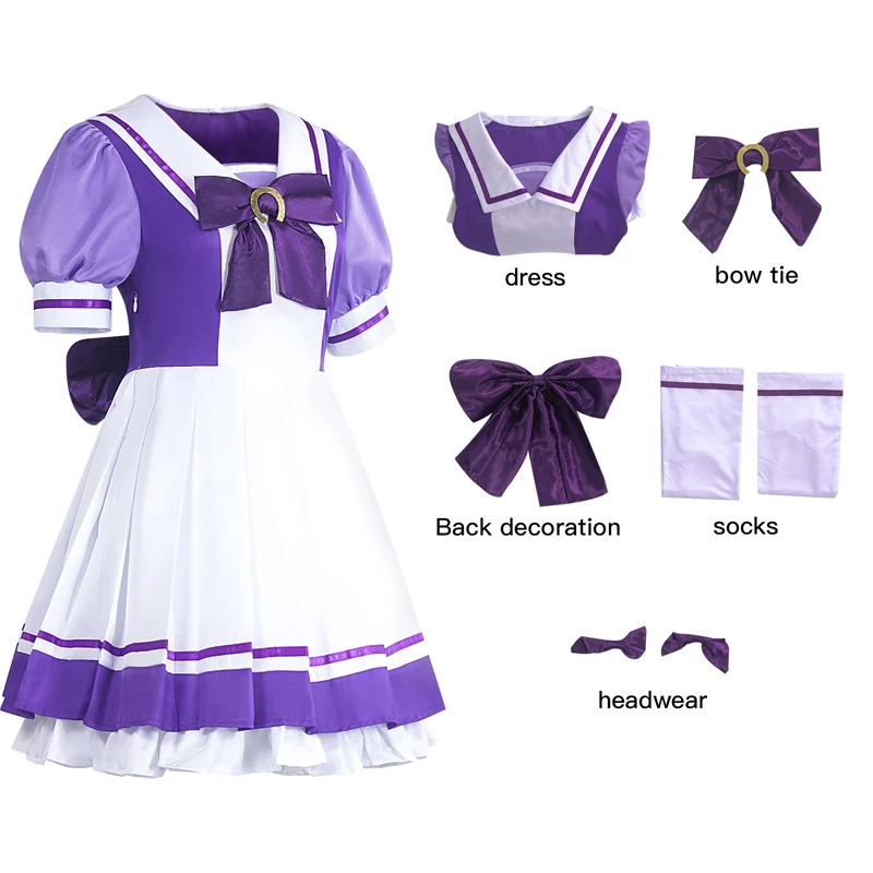 Uma musume Pretty Derby Tracen Academy Uniform Sailor Dress Special Week Silence Suzuka Tokai Teio Maruzensky Cosplay Costume