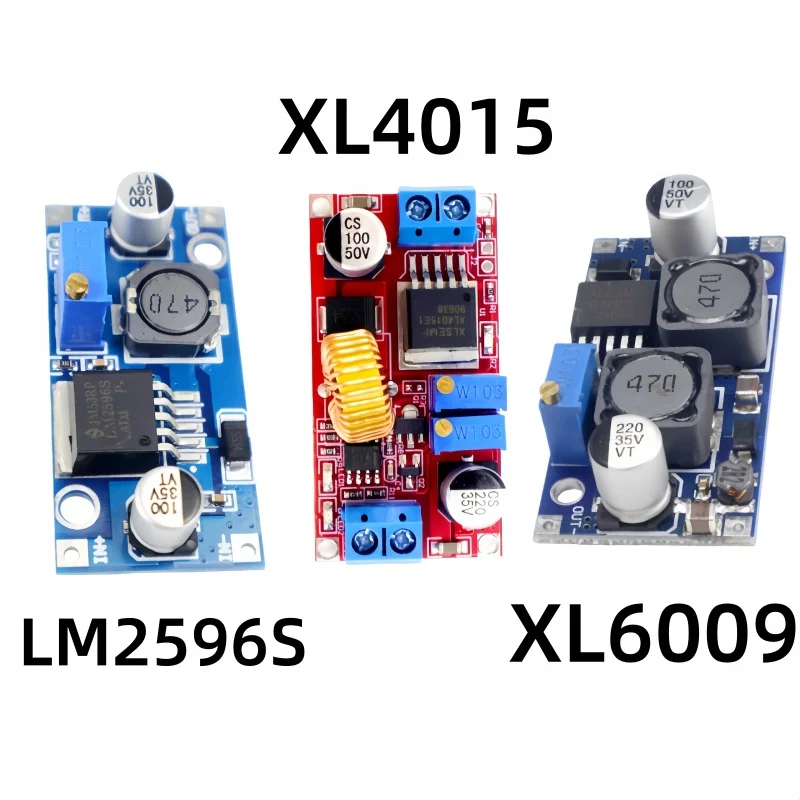 1 Stück DC-DC XL4015 Abwärtswandler 5A / XL6009 Boost/Abwärtsleistungsmodul einstellbarer 4A Strom / LM2596S Abwärtswandler Image