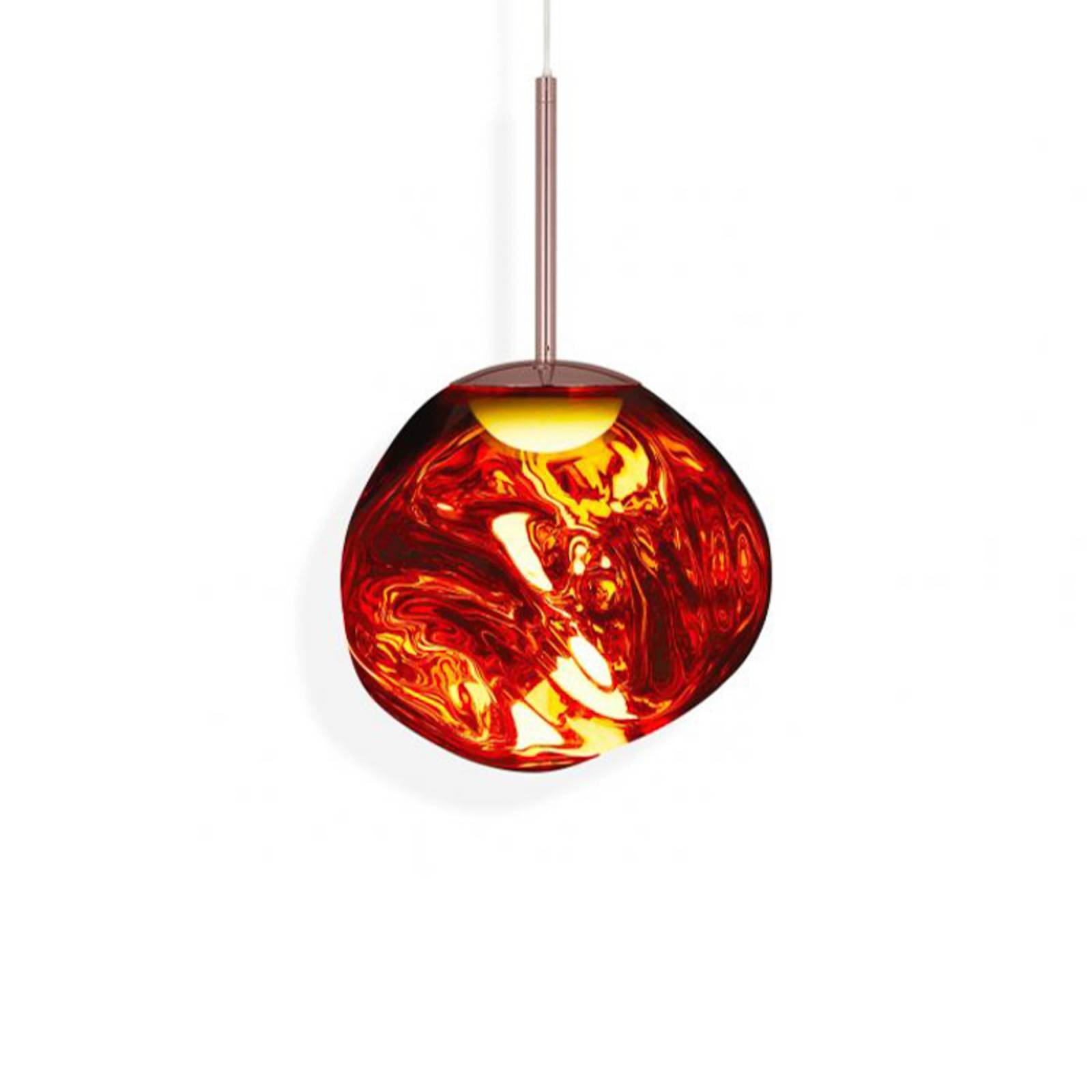 Tom Dixon Design Hängelampe Melt Mini, dimmbar, kupfer, für Wohn- / Esszimmer, Kunststoff, Design, Pendelleuchte